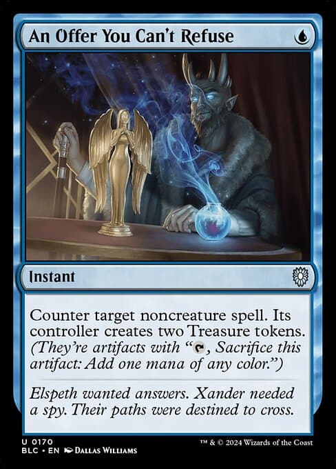 An Offer You Can't Refuse from Bloomburrow Commander (Uncommon)