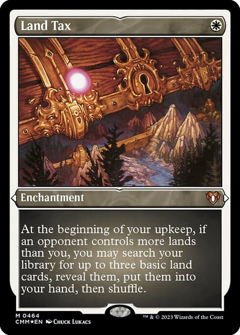 Land Tax from Commander Masters (Mythic)