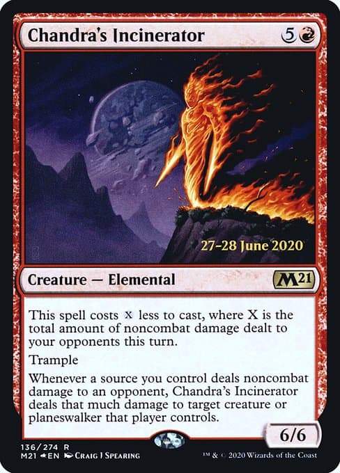 Chandra's Incinerator from Core Set 2021 Promos (Rare)
