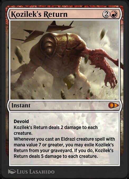 Kozilek's Return from Pioneer Masters (Mythic)