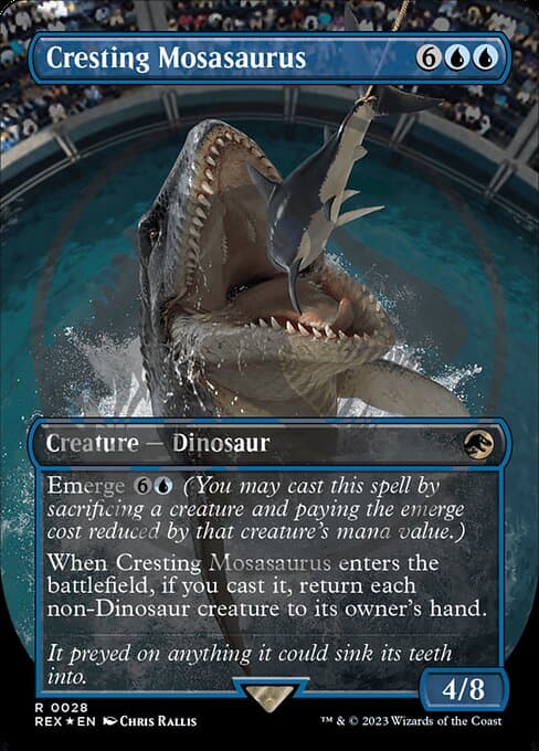 Cresting Mosasaurus (Rare)