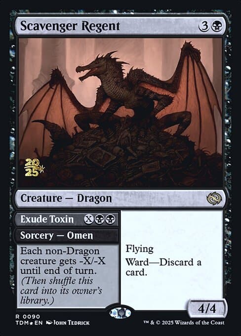 Scavenger Regent // Exude Toxin from Tarkir: Dragonstorm Promos (Rare)