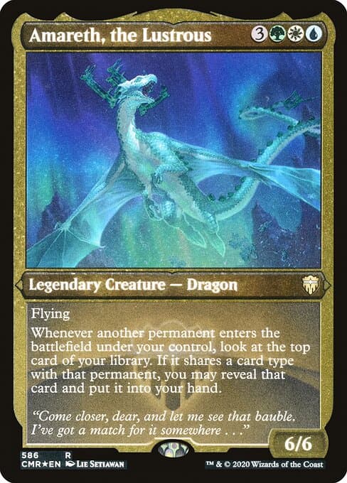 Amareth, the Lustrous from Commander Legends (Rare)