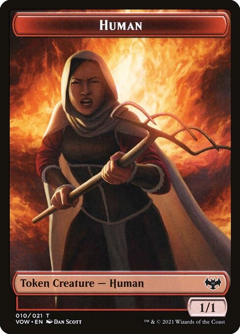 Human from Innistrad: Crimson Vow Tokens (Common)