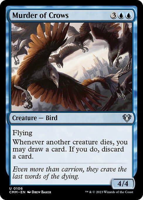 Murder of Crows from Commander Masters (Uncommon)