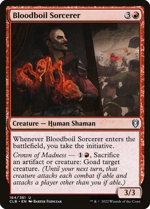 Bloodboil Sorcerer from Commander Legends: Battle for Baldur's Gate (Uncommon)