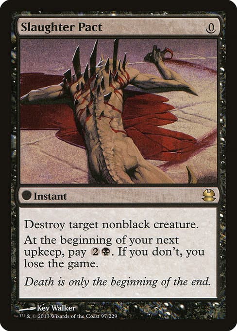Slaughter Pact from Modern Masters (Rare)