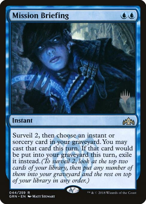 Mission Briefing from Guilds of Ravnica Promos (Rare)