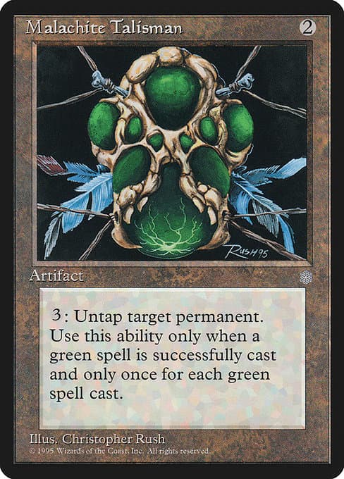 Malachite Talisman from Ice Age (Uncommon)