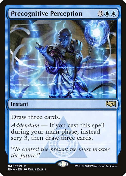 Precognitive Perception from Ravnica Allegiance (Rare)