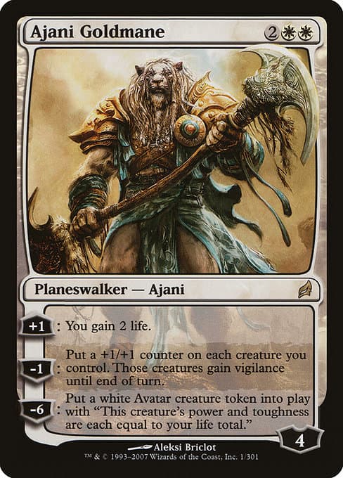 Ajani Goldmane from Lorwyn (Rare)