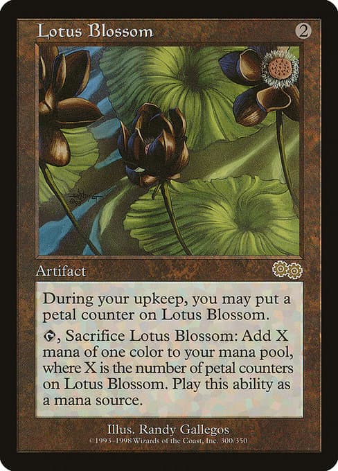 Lotus Blossom from Urza's Saga (Rare)