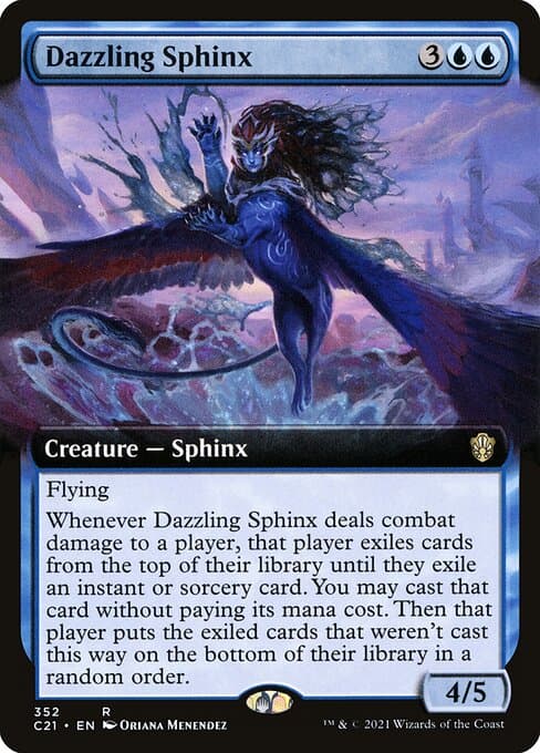 Dazzling Sphinx from Commander 2021 (Rare)