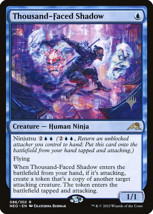 Thousand-Faced Shadow from Kamigawa: Neon Dynasty Promos (Rare)