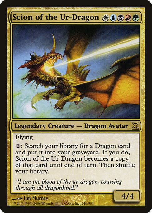 Scion of the Ur-Dragon from Time Spiral (Rare)