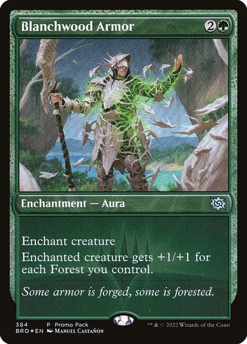 Blanchwood Armor from The Brothers' War (Uncommon)