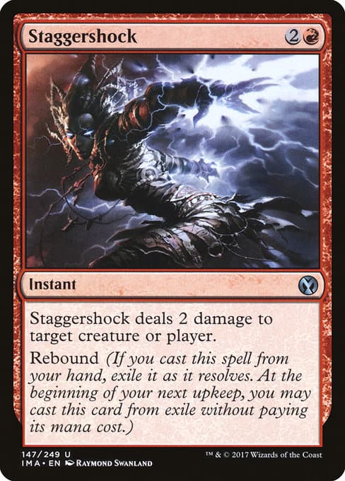 Staggershock from Iconic Masters (Uncommon)