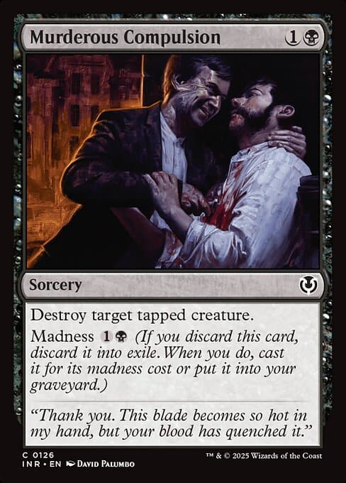 Murderous Compulsion from Innistrad Remastered (Common)