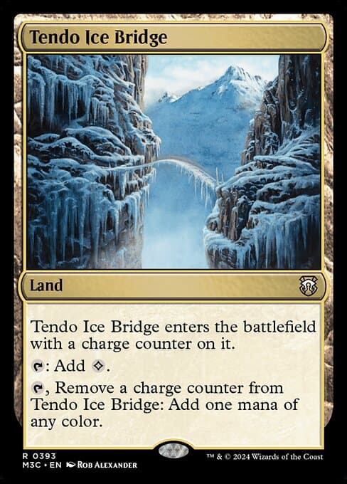 Tendo Ice Bridge from Modern Horizons 3 Commander (Rare)