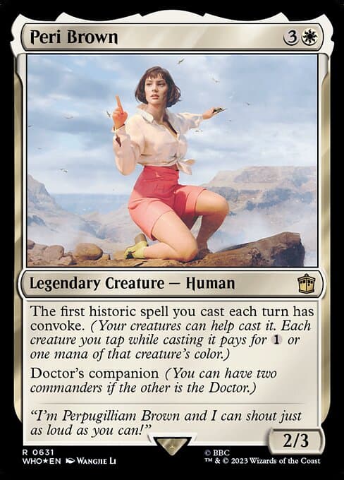 Peri Brown from Doctor Who (Rare)