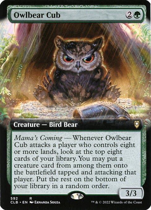 Owlbear Cub from Commander Legends: Battle for Baldur's Gate (Rare)