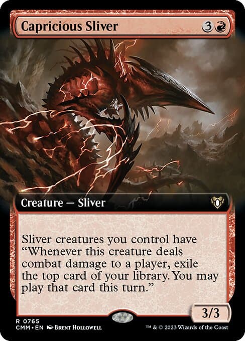 Capricious Sliver from Commander Masters (Rare)