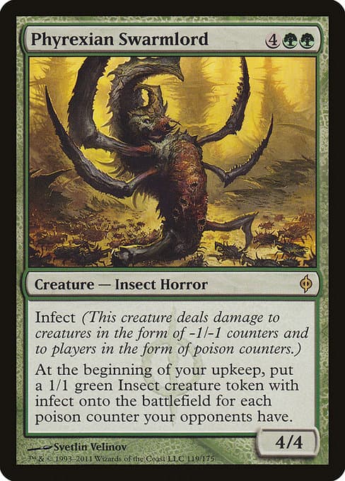 Phyrexian Swarmlord from New Phyrexia (Rare)