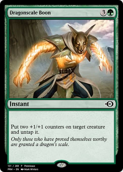 Dragonscale Boon from Magic Online Promos (Common)
