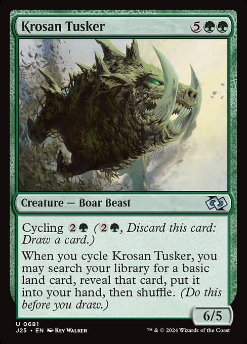 Krosan Tusker from Foundations Jumpstart (Uncommon)