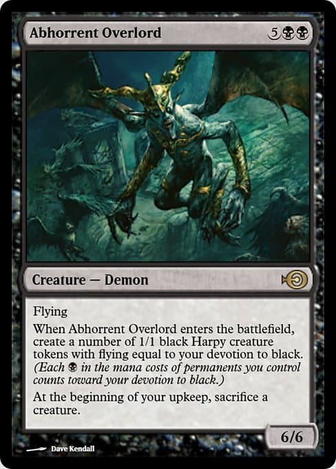 Abhorrent Overlord from Magic Online Promos (Rare)