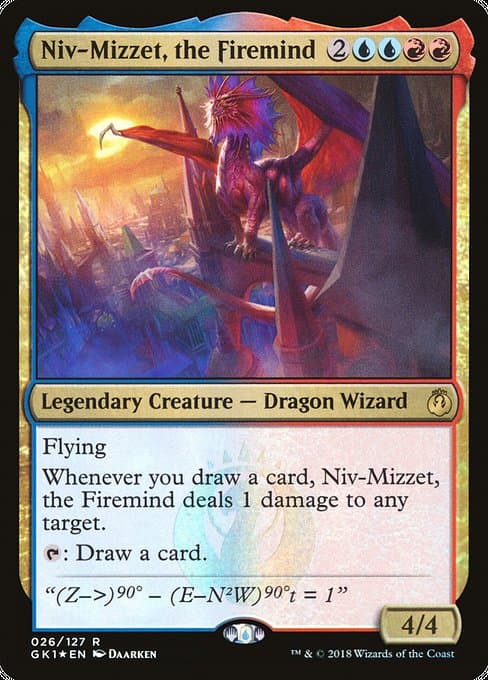 Niv-Mizzet, the Firemind from GRN Guild Kit (Rare)
