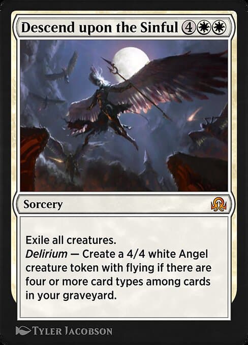Descend upon the Sinful from Shadows over Innistrad Remastered (Mythic)