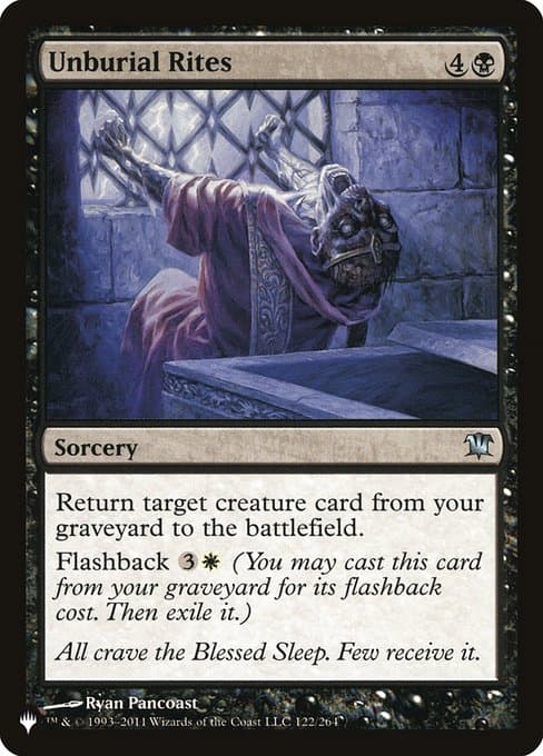 Unburial Rites from The List (Uncommon)
