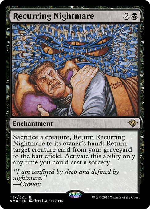 Recurring Nightmare from Vintage Masters (Rare)