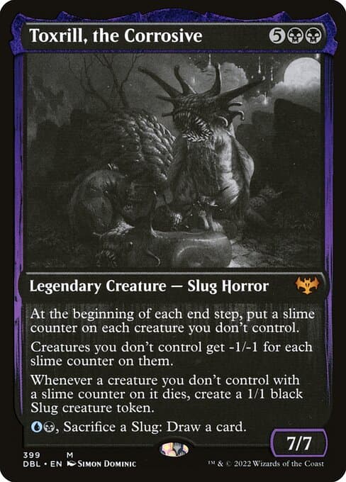 Toxrill, the Corrosive from Innistrad: Double Feature (Mythic)