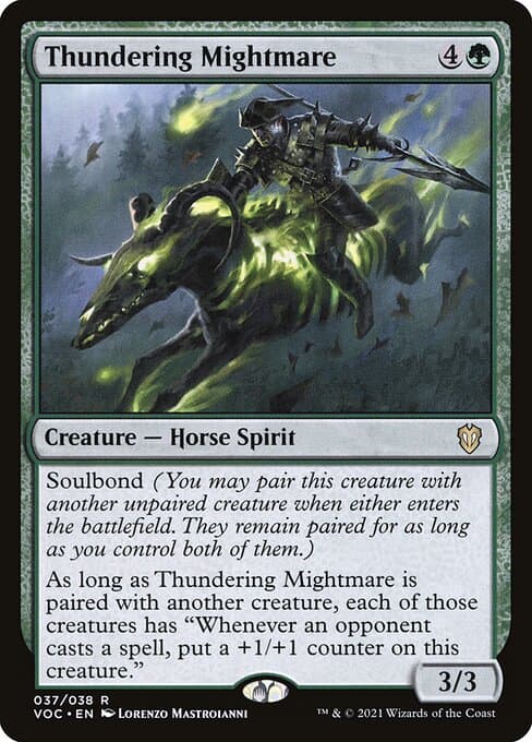 Thundering Mightmare from Crimson Vow Commander (Rare)