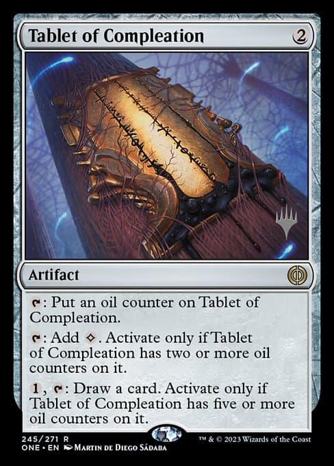 Tablet of Compleation from Phyrexia: All Will Be One Promos (Rare)