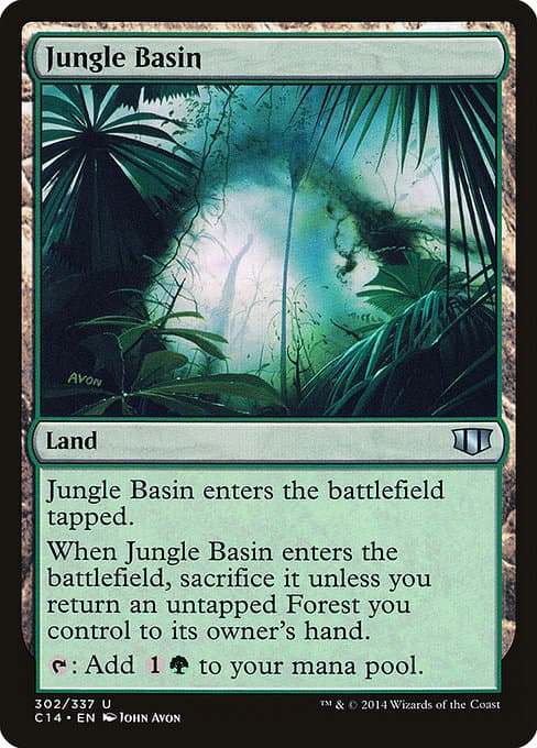 Jungle Basin from Commander 2014 (Uncommon)