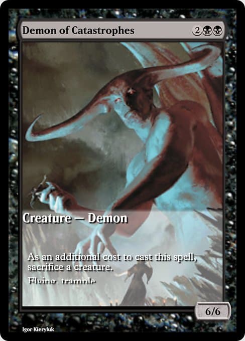 Demon of Catastrophes from Magic Online Promos (Rare)