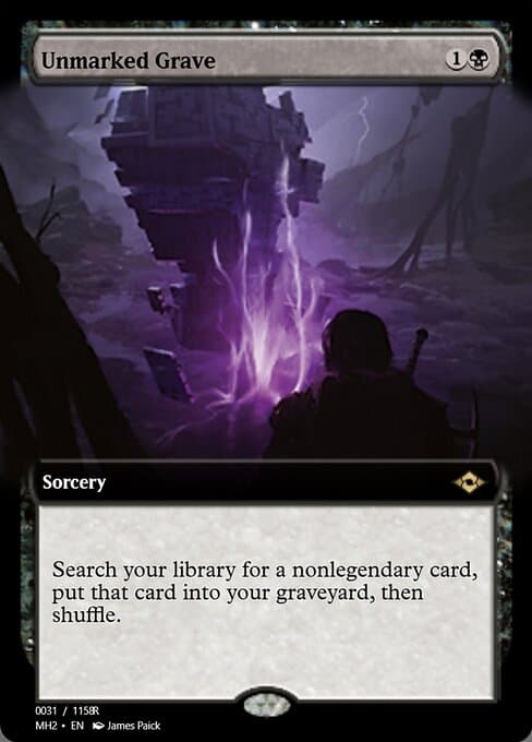 Unmarked Grave from Magic Online Promos (Rare)