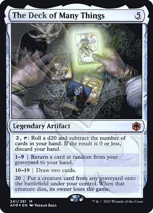 The Deck of Many Things from Adventures in the Forgotten Realms Promos (Mythic)