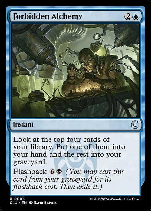 Forbidden Alchemy from Ravnica: Clue Edition (Uncommon)