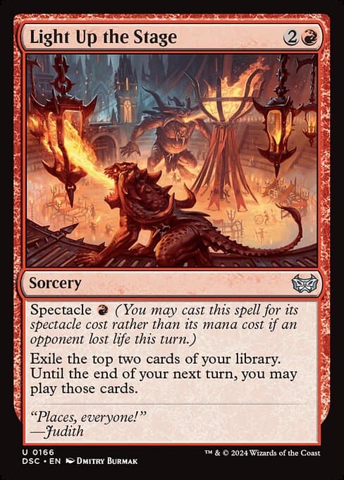 Light Up the Stage from Duskmourn: House of Horror Commander (Uncommon)