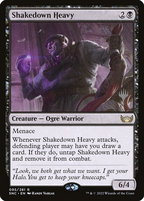 Shakedown Heavy from Streets of New Capenna Promos (Rare)