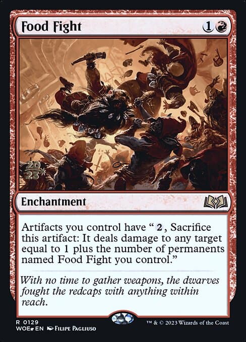 Food Fight from Wilds of Eldraine Promos (Rare)