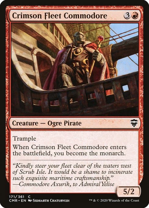 Crimson Fleet Commodore from Commander Legends (Common)