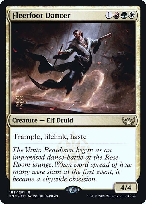 Fleetfoot Dancer from Streets of New Capenna Promos (Rare)