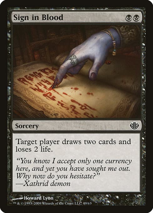 Sign in Blood (Common)