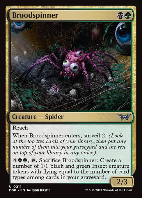 Broodspinner from Duskmourn: House of Horror (Uncommon)