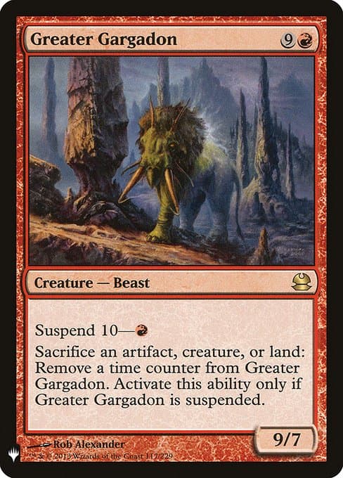 Greater Gargadon from The List (Rare)